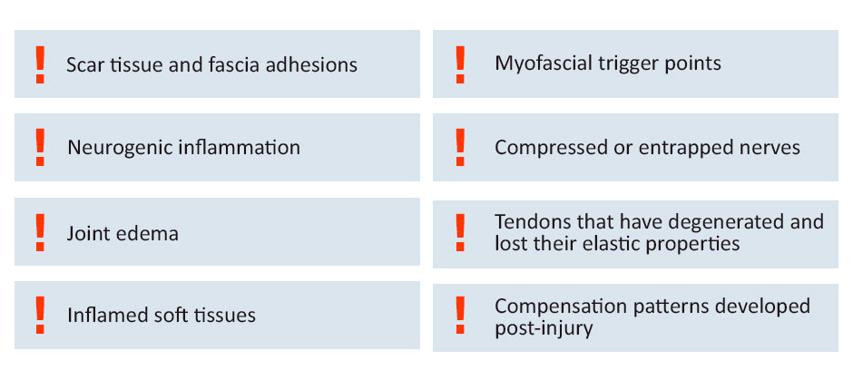 Issues that may need attention before beginning physical therapy include